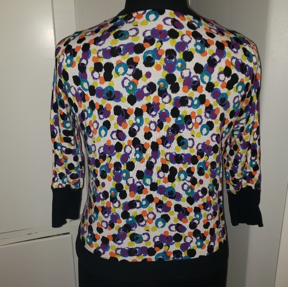 Lane Bryant 14 / 16 abstract polka dot cardigan - Picture 6 of 11